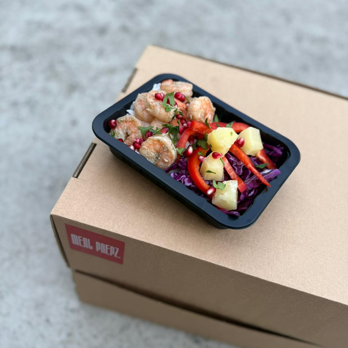 Garlic & Herb Prawn Bowl (+$2)